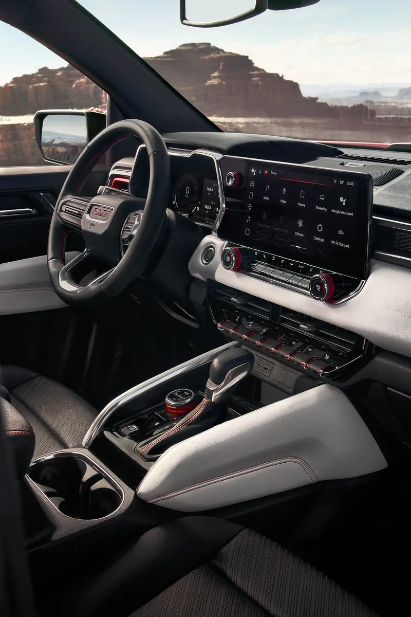 2026 GMC Canyon infotainment system at Larkin's GMC in Tomah WI